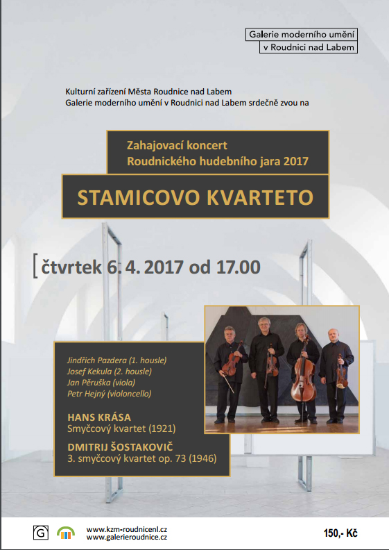 Zahajovací koncert Roudnického hudebního jara 2017