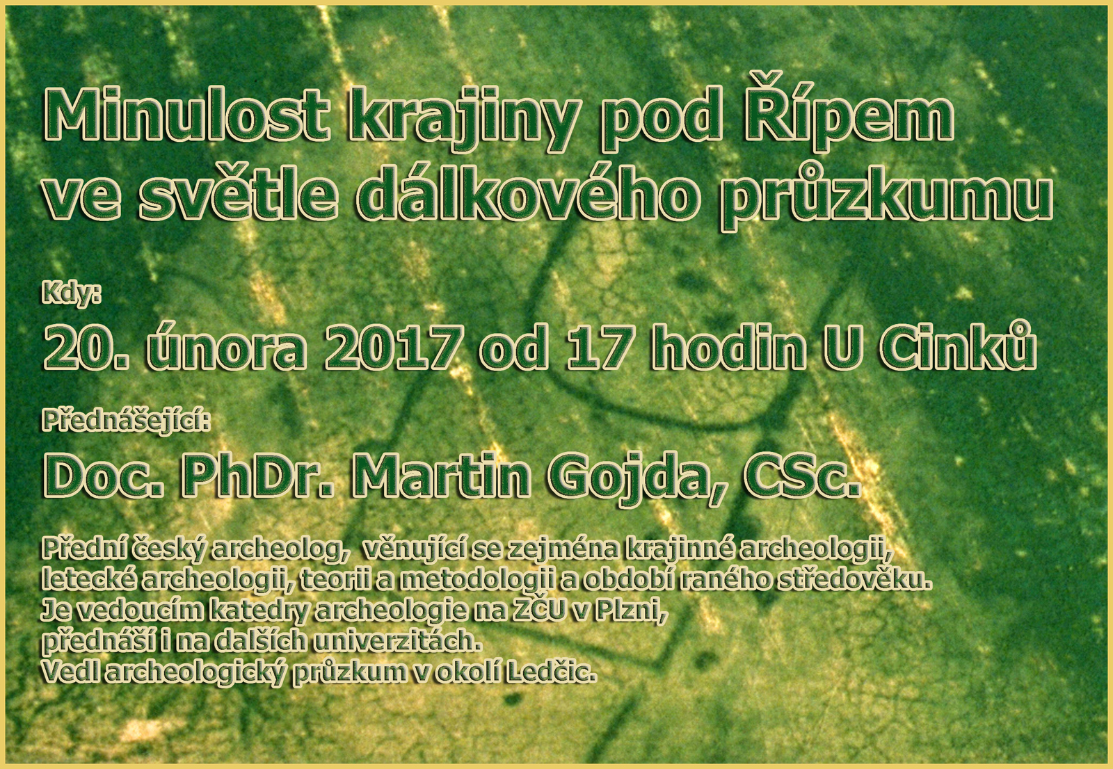 Minulost krajiny pod Řípem ve světle dárkového průzkumu
