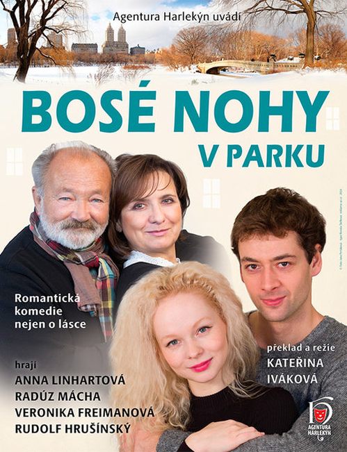 Bosé nohy v parku