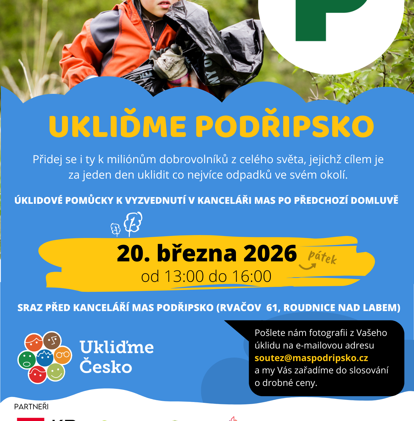 Pozvánka na úklidovou akci Ukliďme Podřipsko!