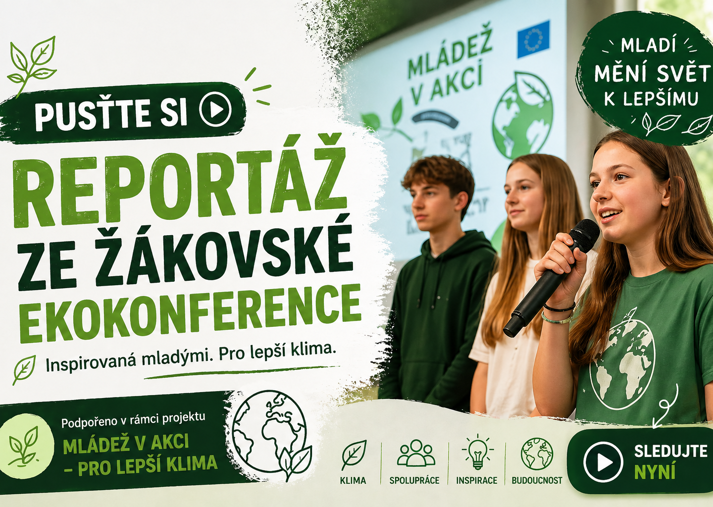 MAS Podřipsko součástí reportáže z ekokonference žáků ZŠ Osmička