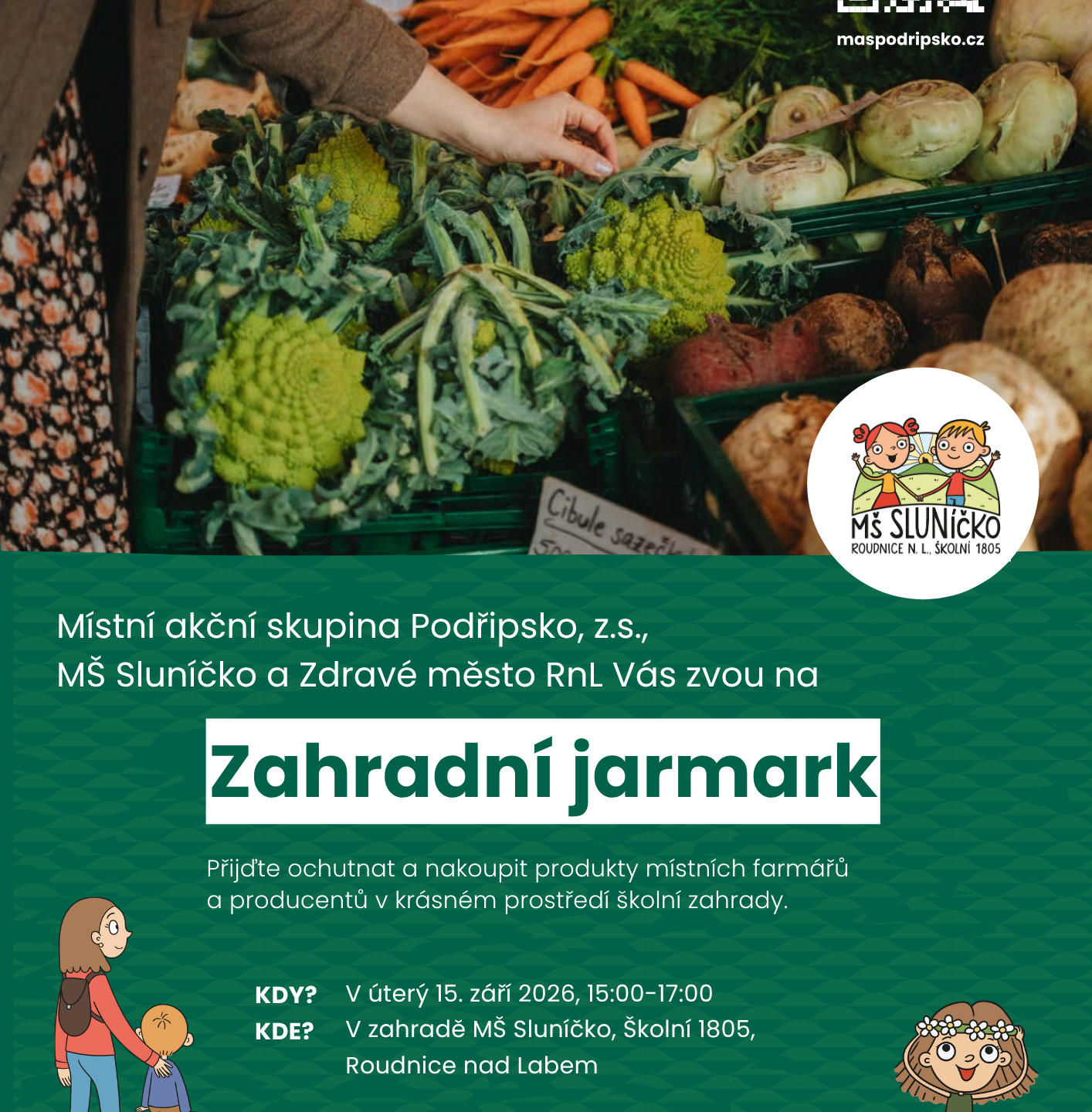 Zahradní jarmark zve na odpoledne plné regionálních chutí